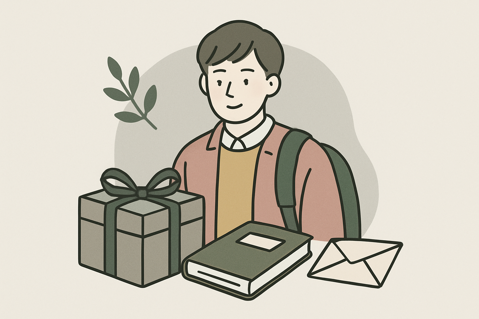 男子高校生への入学祝いプレゼントのイメージ
