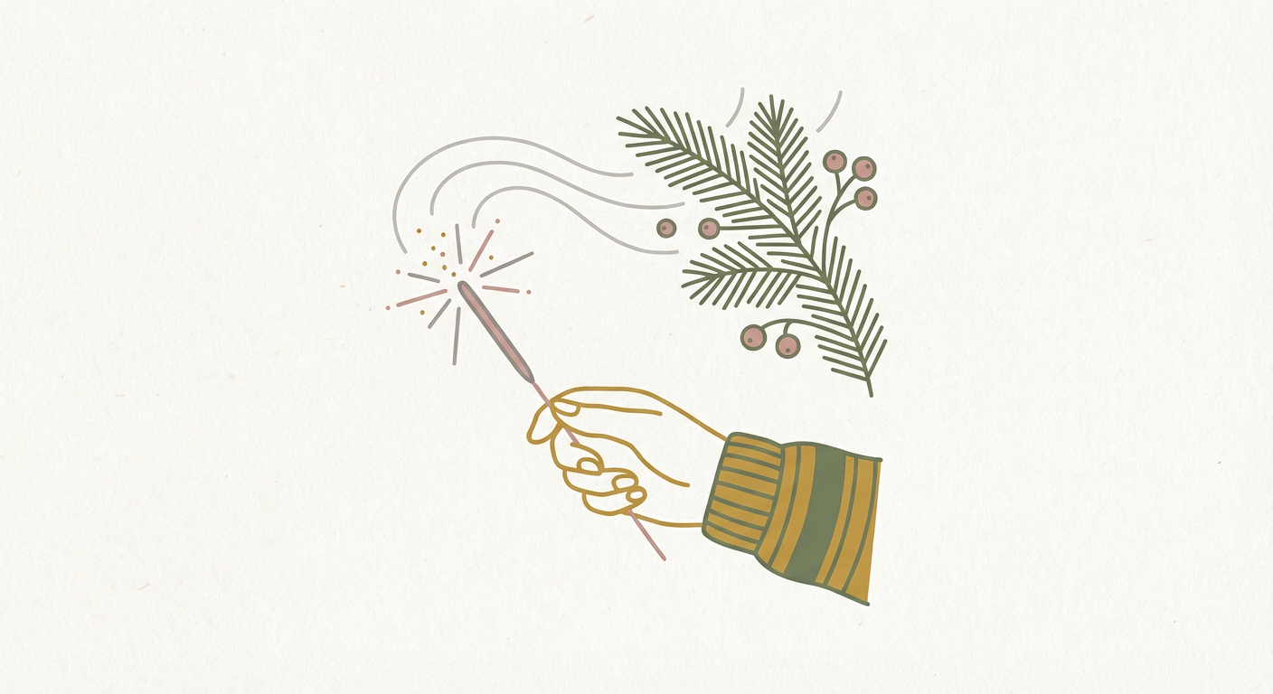 線香花火が燃え尽きる瞬間のイメージ