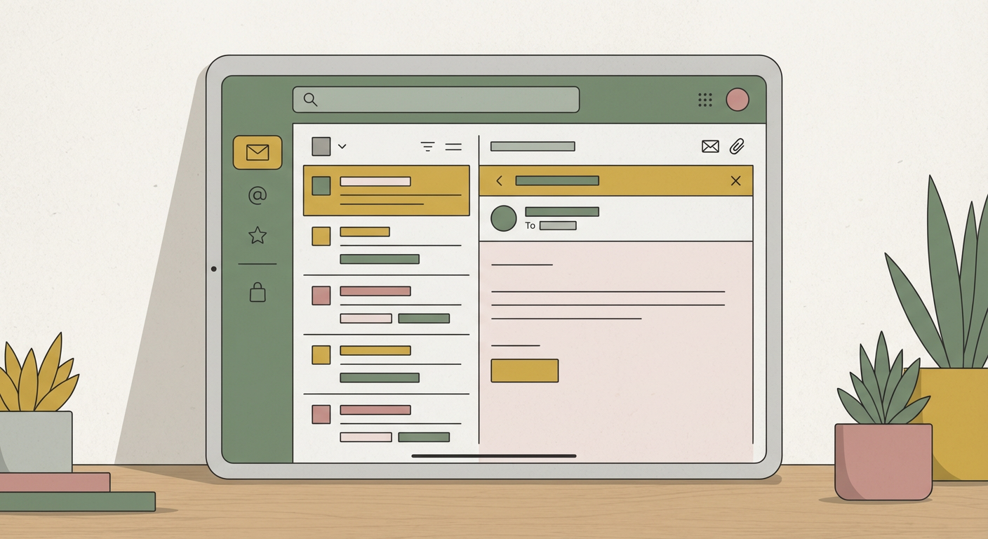 ビジネスメールの画面イメージ