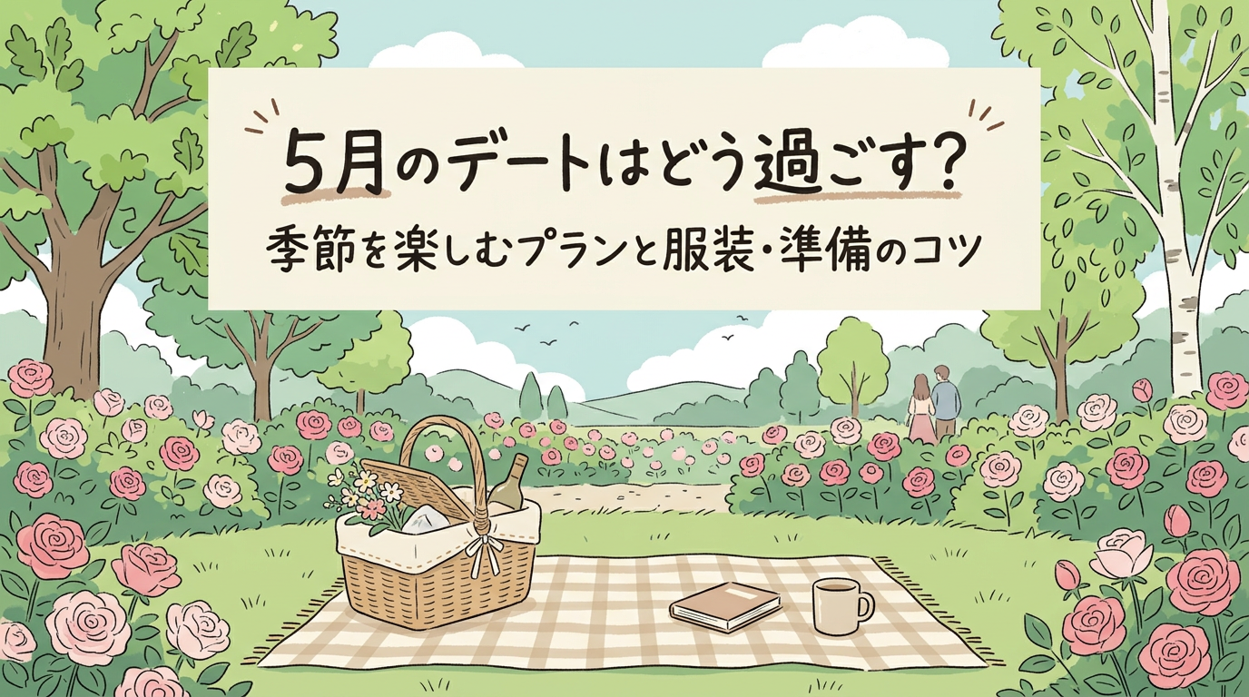 5月のデートはどう過ごす？季節を楽しむプランと服装・準備のコツ